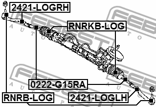 Пыльник рулевой RENAULT LOGAN (9,5x42x165) RNRKB-LOG RNRKB-LOG FEBEST