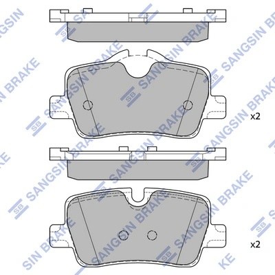 Колодки тормозные BMW 3 19- зад. SP2774 SP2774 SANGSIN