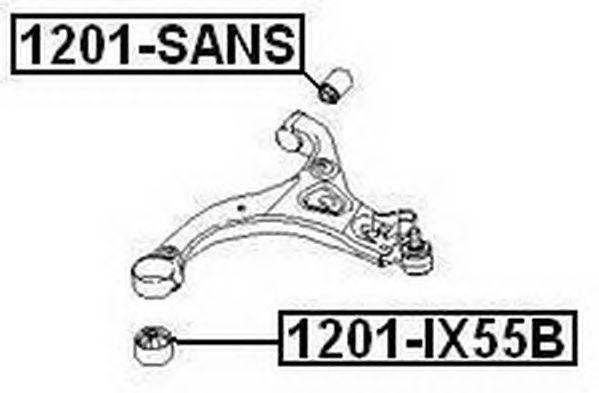 САЙЛЕНТБЛОК HYUNDAI/KIA 1201SANS 1201-SANS ASVA