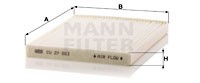Фильтр воздушный кабины (салонный) CU27003 Mann-Filter CU 27 003 MANN FILTER