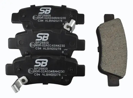 Колодки тормозные задние HONDA CR-V III 07- BP28809 BP28809 SB NAGAMOCHI