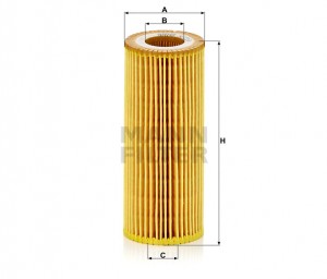 Фильтр масляный BMW 3 (E46,E90),5 (E60),X5 (E53) MANN HU7214X MANN FILTER