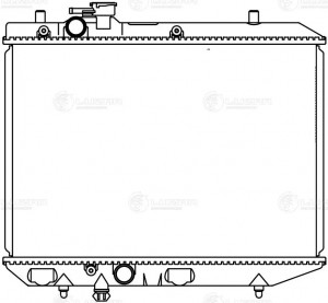 Радиатор охл. Lifan Smily (08-) 1.3i M,A LRc 3022 LRC 3022 LUZAR