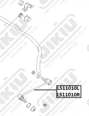 Тяга стабилизатора  HYUNDAI Santa FE BB Jan 00 Jan 6 LS11010L LS11010L JIKIU