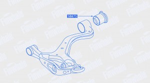 Сайлентблок рычага передней подвески, задний Land Rover Discovery III, IV (L319) SB875 FINWHALE