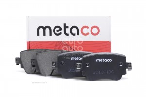 Колодки тормозные задние дисковые к-кт 3010196 3010196 METACO
