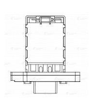 Резистор CHEVROLET Lacetti (04-) отопителя LUZAR LFR 0563 LUZAR