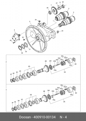 400910-00134 Насос в сборе 400910-00134 DOOSAN