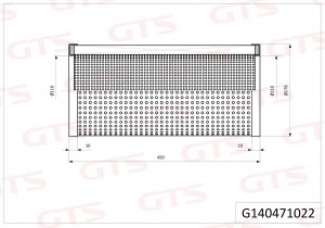 Фильтр гидравлический KOMATSU GTS G140471022 GTS