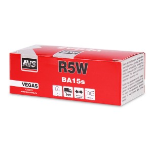 лампа! (R5W) BA15s 5W 24V Vegas 10шт.\ A78326S AVS