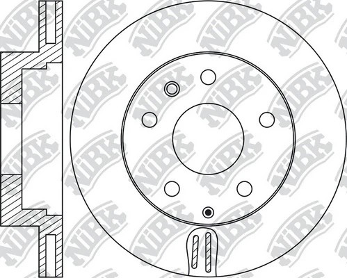 Диск тормозной AUDI Q7/VW TOUAREG/PORSCHE CAYENNE  RN1737 RN1737 NIBK