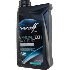 WOLF OFFICIALTECH 5W30 C2/C3 1L BMW LONGLIFE-04 GM dexos2™ MB 229.52 RENAULT RN1 8332371 WOLF