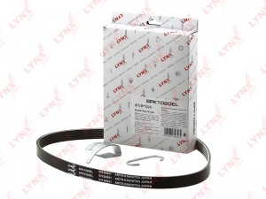 Ремень генератора для а/м ВАЗ 1118 (6PK1020) с кондиционером "LYNXauto" 6PK1020EL LYNXAUTO