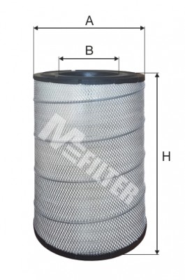фильтр воздушный ! H524 D281.5 d148 \ Setra 2003> A841 MFILTER AUTOMOTIVE FILTERS