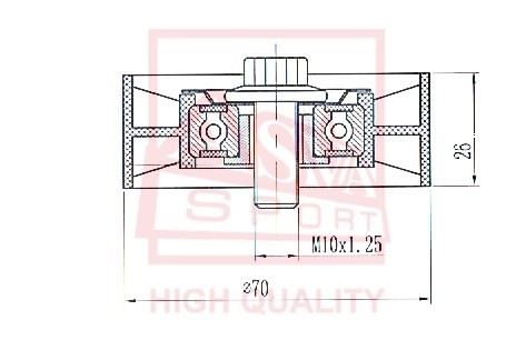 РОЛИК TYBP023 TYBP-023 ASVA