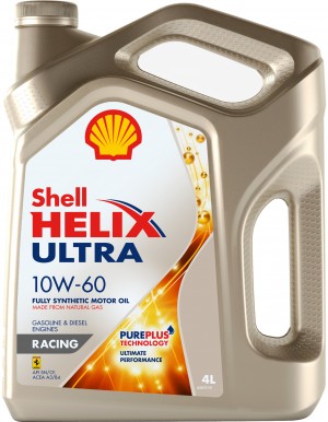 Масло моторное синтетическое Helix Ultra Racing 10W-60 4л 550046672 (550046412) 550046672 SHELL
