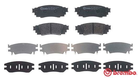 Колодки тормозные P83160 P83160 BREMBO