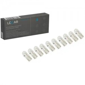 Лампа галогенная W5W 12V 5W (W2.1X9.5D) (упак. 10 шт) LECAR000191301 LECAR