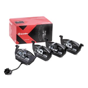 P85072X колодки дисковые передние! XTRA, с датчиком\ VW Golf IV,Skoda Octavia 1. P85072X BREMBO