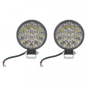 Фара светодиодная "AIRLINE" Standart 83х83х22 мм 14W 12V (14 LED, круглая, напра ALED025 AIRLINE