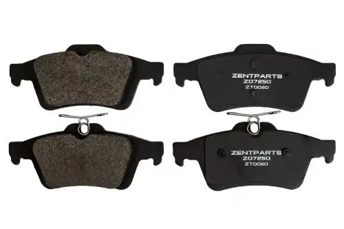 колодки дисковые задние! Mazda 3/5 1.4-2.0i/1.6Di/2.0CRTD 03> Z07250 ZENTPARTS