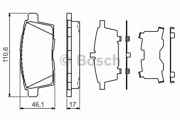 MAZDA CX7 (2007>) 0 986 494 376 BOSCH