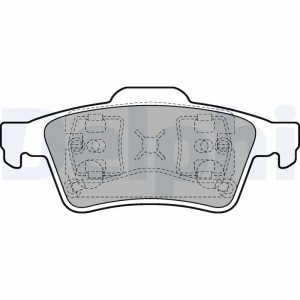 LP1701 колодки дисковые з.\ Opel Vectra, Nissan Primera 02>, Renault Laguna 01> LP1701 DELPHI