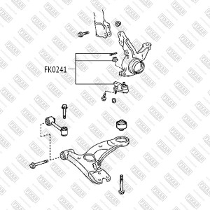 TOYOTA AVENSIS / CARINA E FK0241 FIXAR