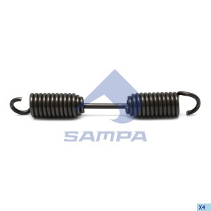 Пружина BPW колодки тормозной стяжная (3.50х22х163) SAMPA 070117 SAMPA