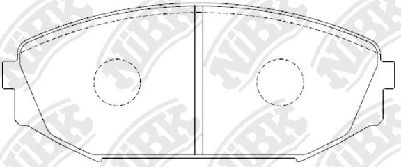 PN8805-NIBK колодки дисковые ! передние\ Honda Odyssey USA, Acura MDX 3.5 00-05 PN8805 NIBK