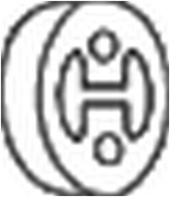 Крепеж FIAT Doblo глушителя BOSAL 255-383 BOSAL