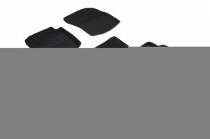 Коврик салона MITSUBISHI Outlander 3 (12-) 3D 3-х слойная конструкция черный (5  85358 SEINTEX