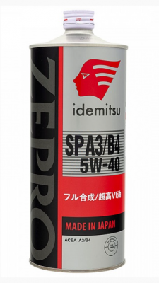 Масло моторное IDEMITSU ZEPRO EURO SPEC 5W-40 SP A3/B4 1л (1849-001) 30006054-00 30006054001 IDEMITSU