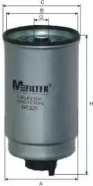 фильтр топливный!\ Ford Transit 2.5D/TD/TDI DF325 MFILTER AUTOMOTIVE FILTERS