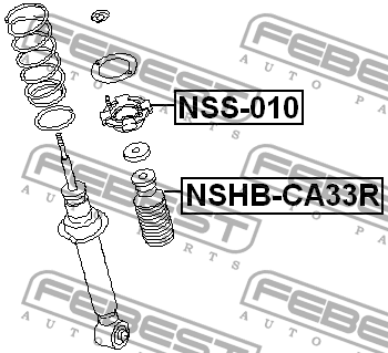 NISSAN MAXIMA (CA33) (2000-2006) NSS-010 FEBEST