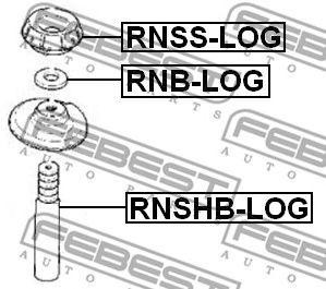 Опора передн амортизатора RENAULT LOGAN 2005- RNSS-LOG RNSS-LOG FEBEST
