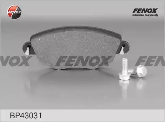 Колодки торм.пер. BP43031 FENOX