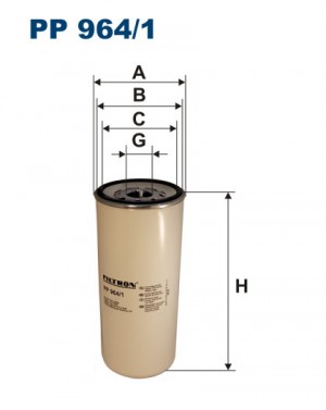 Фильтр топливный FILTRON PP 964/1 PP9641 FILTRON