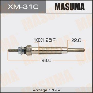 свеча накаливания!\ Hyundai H100 2.5Di 93> XM-310 MASUMA