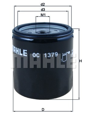 HARLEY DAVIDSON OC1379 MAHLE KNECHT