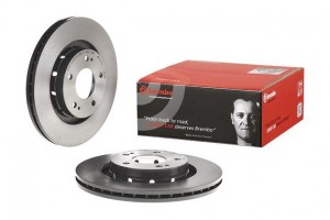 Диск тормозной MITSUBISHI Outlander (03-12) передний (1шт.) BREMBO 09.A738.11 BREMBO