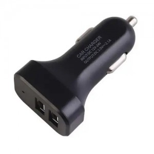Устройство зарядное в прикуриватель 2USB 12-24V WIIIX UCC215B WIIIX