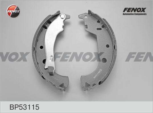 BP53115 колодки барабанные! Fiat Doblo all 01> с рычажком BP53115 FENOX