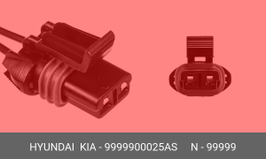 Разъем HYUNDAI HD65,78 дв.D4DD датчика топливного фильтра (мама) OE 9999900025AS HYUNDAI KIA