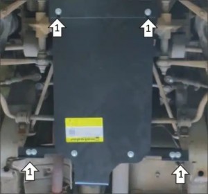 Защита КПП ВАЗ-2123 MOTODOR 13006 MOTODOR