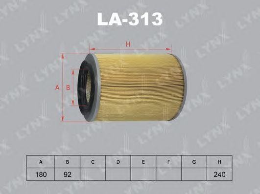 Фильтр воздушный MITSUBISHI Canter (97-03) LYNX LA-313 LYNXAUTO