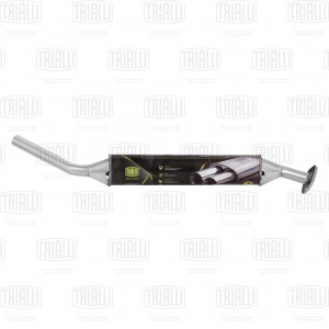 Глушитель Лада 21214 Евро-2 доп. (рез-р) <07 (фл. 2 отв.) (алюм. сталь) (EAM 011 EAM0117 TRIALLI