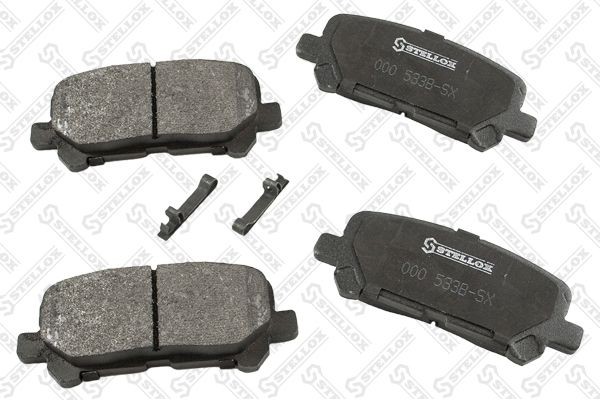 колодки дисковые задние! с антискр. пл.\ Acura MDX/ZDX 07>, Honda Odyssey 11>/Pi 000-533B-SX STELLOX