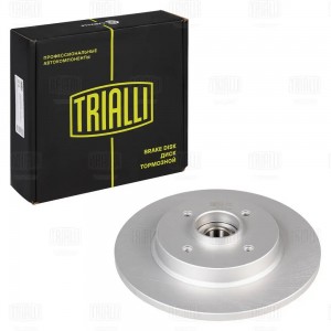 Диск торм. Peugeot 308 (07-)/Citroen Berlingo (08-) задн. d=268 с подшипником (D DF190218 TRIALLI