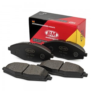 Колодки тормозные дисковые передние FD7002 FD7002 BM MOTORSPORT